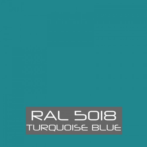 RAL 5018 Turquoise Blue tinned Paint